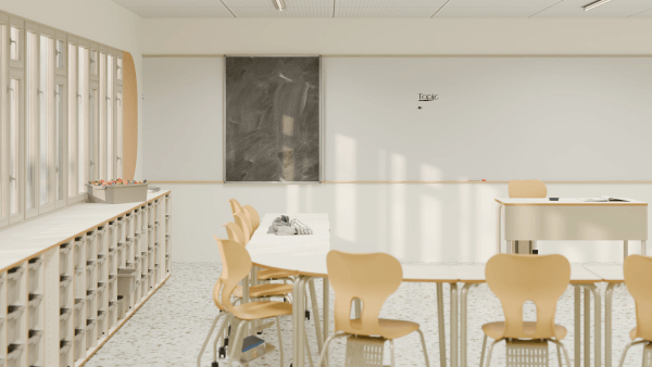 Rectangle Lehrertisch - Image 6