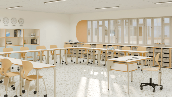 Rectangle Lehrertisch - Image 5